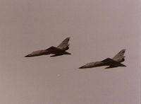 58-0788 @ DAY - F-106 fly by at Dayton, scanned from photo I took when I was 10 years old. - by Florida Metal
