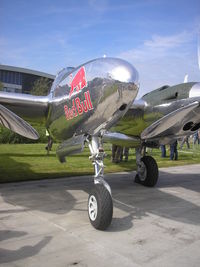 N25Y @ EHLE - P-38 Lightning at the Aviodrome  Aviation Museum.
Warbirds Fly In and show - by Henk Geerlings