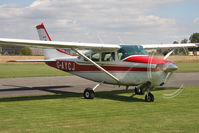 G-AYCJ @ EGBR - Cessna TP206D Super Skylane at Breighton Airfield's Summer Fly-In, August 2011 - by Malcolm Clarke