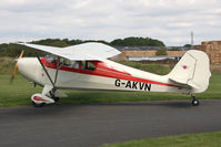 G-AKVN @ EGBR - Aeronca 11AC Chief at Breighton Airfield's Summer Fly-In, August 2011. - by Malcolm Clarke