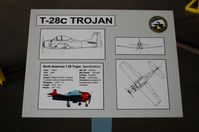 140557 @ WWD - North American T-28C Trojan Information Plaque at the Naval Air Station Wildwood Aviation Museum, Cape May County Airport, Wildwood, NJ - by scotch-canadian