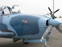 N18255 @ CMA - Beech A45 as T-34A MENTOR 'Ginny Sue', Continental O-470-13 225 Hp, 3 blade prop - by Doug Robertson