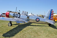 N57486 @ OSH - 1942 Consolidated Vultee BT-13A, c/n: 5665
ex 41-21826 at 2011 Oshkosh - by Terry Fletcher