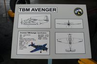 CF-MUD @ WWD - Grumman TBM-3S Avenger Information Plaque at the Naval Air Station Wildwood Aviation Museum, Cape May County Airport, Wildwood, NJ - by scotch-canadian