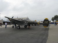 N138AM @ CMA - 1943 Lockheed P-38J LIGHTNING '23 Skidoo', two Allison V-1710-89/91 counter-rotating 1,425 Hp each - by Doug Robertson