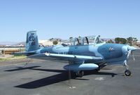 N18255 @ KFFZ - Beechcraft A45 (T-34 Mentor) outside the CAF Museum at Falcon Field, Mesa AZ - by Ingo Warnecke