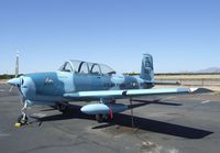 N18255 @ KFFZ - Beechcraft A45 (T-34 Mentor) outside the CAF Museum at Falcon Field, Mesa AZ - by Ingo Warnecke