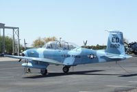 N18255 @ KFFZ - Beechcraft A45 (T-34 Mentor) outside the CAF Museum at Falcon Field, Mesa AZ - by Ingo Warnecke