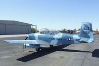N18255 @ KFFZ - Beechcraft A45 (T-34 Mentor) outside the CAF Museum at Falcon Field, Mesa AZ - by Ingo Warnecke