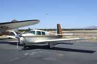 N3532N @ KFFZ - Mooney M20C Ranger outside the CAF Museum at Falcon Field, Mesa AZ - by Ingo Warnecke