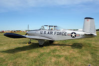 N234RJ @ OSH - 1955 Beech A45, c/n: G-773 ex USAF 55-216
at 2011 Oshkosh - by Terry Fletcher