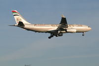 A6-EYH @ EBBR - Flight EY057 is descending to RWY 02 - by Daniel Vanderauwera