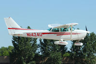 N1424U @ OSH - 1976 Cessna 172M, c/n: 17267091 at 2011 Oshkosh - by Terry Fletcher