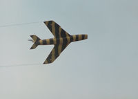 156 - Super Mystere B.2 of Cambrai-based EC.1/12 French Air Force in action at the 1977 International Air Tattoo at RAF Greenham Common. - by Peter Nicholson