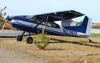 N2747J @ LHD - N2747J Cessna 185 on wheels this time, Lake Hood Anchorage AK - by Pete Hughes