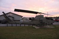 67-15683 - AH-1F in front of Amvets 1986 Sidney OH - by Florida Metal