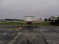 N351PC @ KSMD - BEAUTIFUL PC-12 sitting on the ramp @ SMD. Seeing more and more turbine a/c flying in here, business is picking back up!