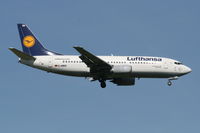 D-ABER @ EBBR - Arrival of flight LH1008 to RWY 02 - by Daniel Vanderauwera