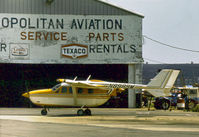 N8989M @ FRG - Cessna T337G Super Skymaster seen at Republic Airport on Long Island in the Summer of 1977. - by Peter Nicholson