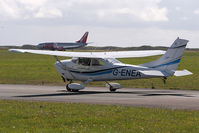 G-ENEA @ EGNH - Heading for departure to tow a banner