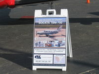 N850LT @ CMA - SOCATA TBM 700C, one P&W(C)PT6A-64 Turboprop, 1,580 shp flat rated at 700 shp, information - by Doug Robertson