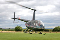 G-MGWI @ X5FB - Robinson R44 Astro at Fishburn Airfield, UK, August 2011. - by Malcolm Clarke