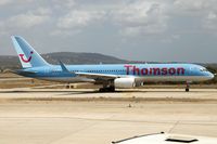 G-OOBG @ LEPA - taxying to the active