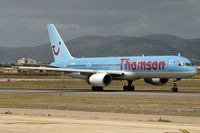 G-OOBG @ LEPA - taxying to the active