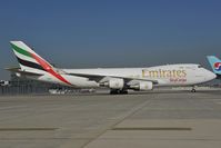 N408MC @ LOWW - Emirates Boeing 747-400 - by Dietmar Schreiber - VAP
