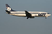 SP-LLB @ EBBR - Arrival of flight LO235 to RWY 02 - by Daniel Vanderauwera