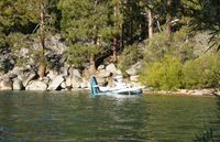 N98AK @ NONE - Just landed at beautiful Skunk Harbor, Lake Tahoe, NV to enjoy a little sunbathing on the beach. - by Raquel Elkins