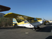 N1016L @ SZP - 1973 Bellanca 7ECA CITABRIA, Lycoming O-235 115 Hp, long range external belly tank-82 gallons usable, Restricted class - by Doug Robertson