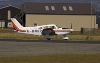 G-BNOP @ EGCK - Taxiing at Caernarfon airport 04/07/11 - by D R Prtichard