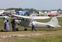 N5073Y @ LAL - Cessna L-19 with wingtip damage from severe storm on March 31, 2011 - by Florida Metal