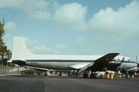 N710AC @ KFLL - DC-6 as seen at Fort Lauderdale in November 1979. - by Peter Nicholson
