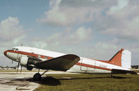 N709Z @ KFLL - VC-47D as seen at Fort Lauderdale in November 1979. - by Peter Nicholson