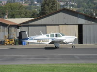 N8300D @ SZP - 1957 Beech J35 BONANZA, Continental FSO-526 270 Hp 6 cylinder upgrade by STC, taxi - by Doug Robertson