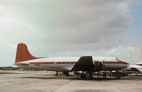 N51819 @ KFLL - C-54E Skymaster ex 44-9055 as seen at Fort Lauderdale in November 1979. - by Peter Nicholson