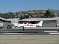 N110TT @ SZP - 1996 Kirk Stoddard-Hamilton SH-3R GLASAIR III, 300 Hp, landing Rwy 22 - by Doug Robertson