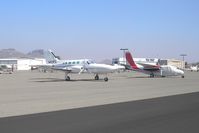 N421PZ @ F70 - On the ramp