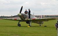 LF363 @ EGSU - PREPARING FOR A DISPLAY ON A DULL AND RAINY DAY AT DUXFORD. - by Martin Browne