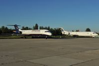 5N-HIR @ LZIB - IRS Airlines Fokker 100