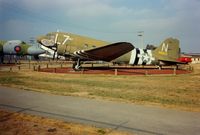 43-15977 @ MER - Douglas C-47A at Castle Air Museum, Atwater, CA - July 1989 - by scotch-canadian
