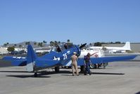 N3246G @ KFFZ - North American SNJ-5 Texan of the CAF Arizona Wing Museum giving passenger flights at Falcon Field, Mesa AZ