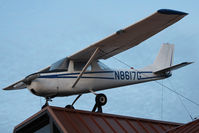N8617G @ MKE - On top of restaurant , adjacent to Milwaukee Airport - by Terry Fletcher