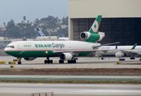 B-16110 @ KLAX - EVA Air Cargo MD-11 taxiing to cargo ramp - by cx880jon