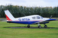 G-ATDA @ EGBS - Portway Aviation - by Chris Hall