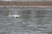 D-EOPI - Seen from a balcony overlooking the Rhine! - the plane is flying south between Rheindiebach on the west bank and Lorch on the east bank - by Chris Harding