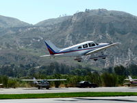 N2249T @ SZP - 1979 Piper PA-28-181 ARCHER II, Lycoming O&VO-360 180 Hp, takeoff climb Rwy 22 - by Doug Robertson