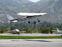 N704JH @ SZP - 1976 Cessna 150M, Lycoming O-200 100 Hp, takeoff climb Rwy 22 - by Doug Robertson